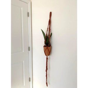 Macrame Cinnamon Plant Wall Hanging Boho Decor